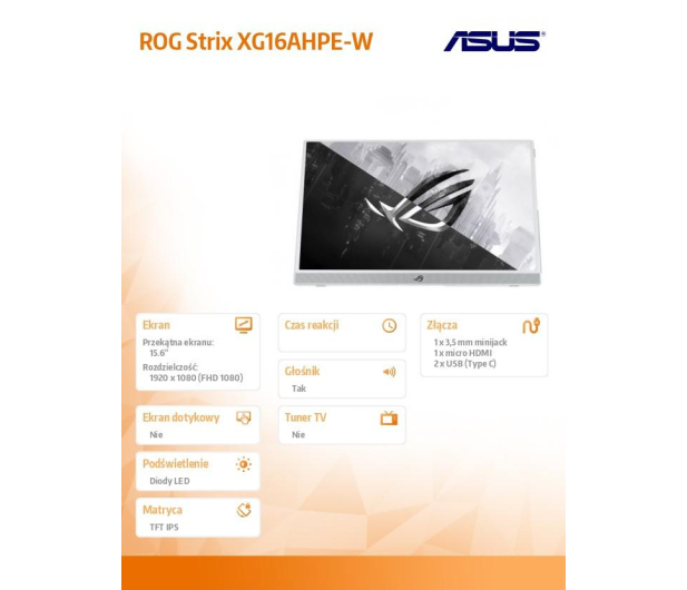 ASUS ROG STRIX XG16AHPE-W - 651497 - zdjęcie 6